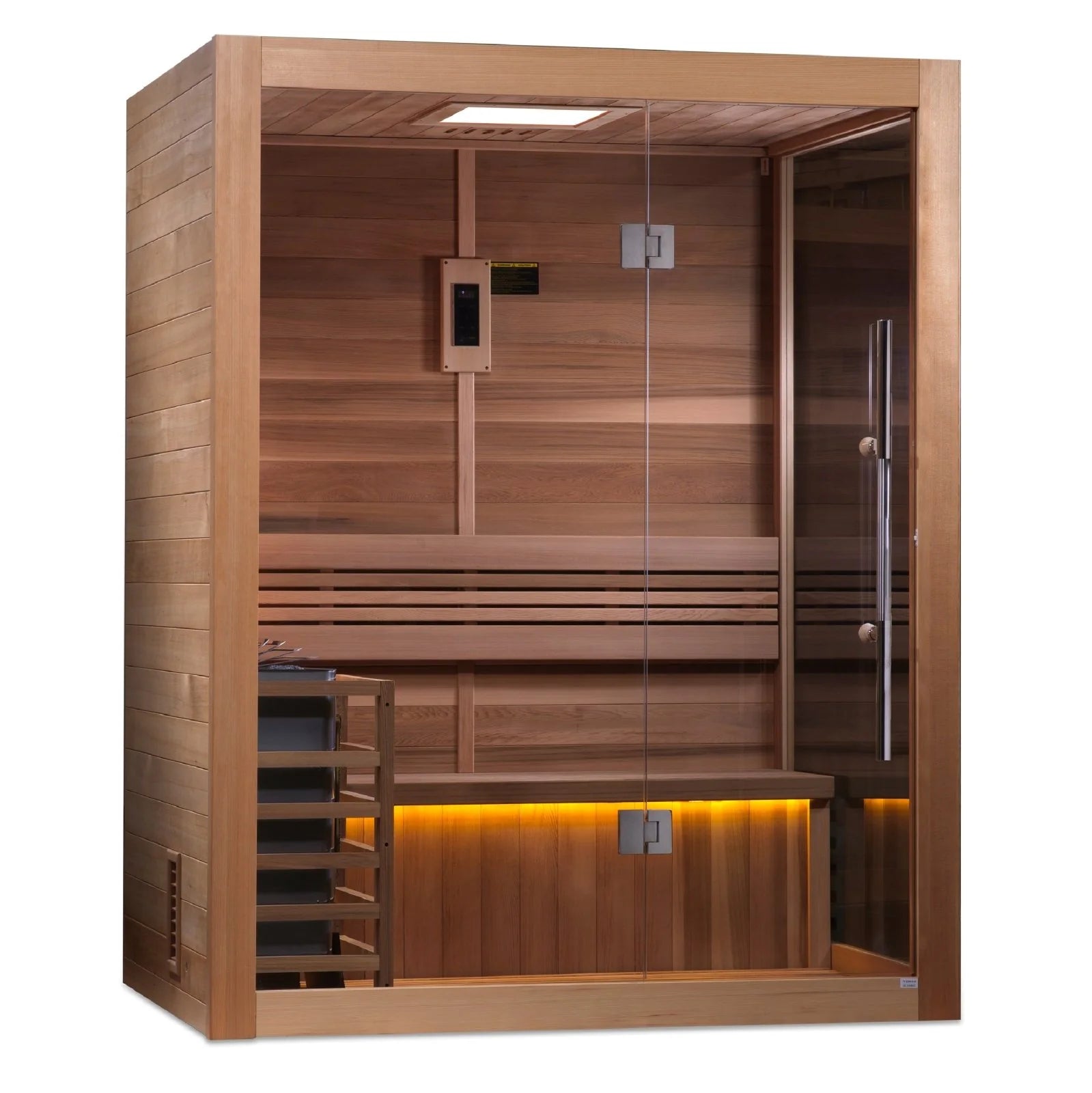 Golden Designs "Hanko Edition" 2-3 Person Traditional Sauna (GDI-7202-01) - Canadian Red Cedar Interior