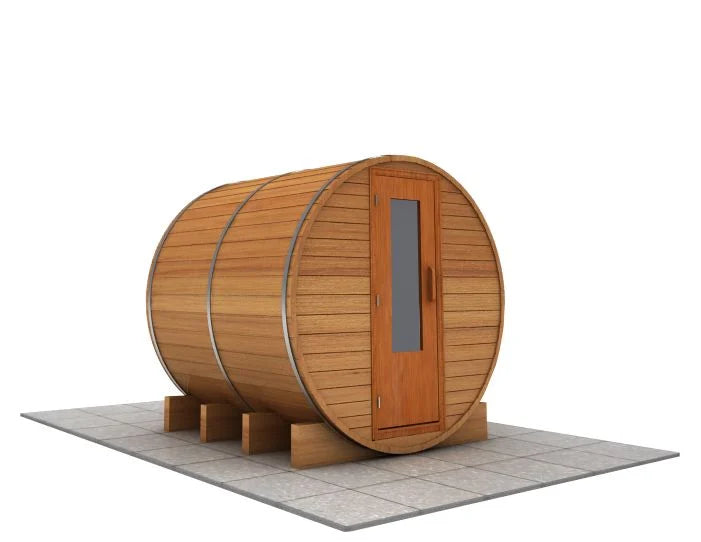 Northern Lights 6 foot x 6 foot Barrel
Sauna (Electric Heater)