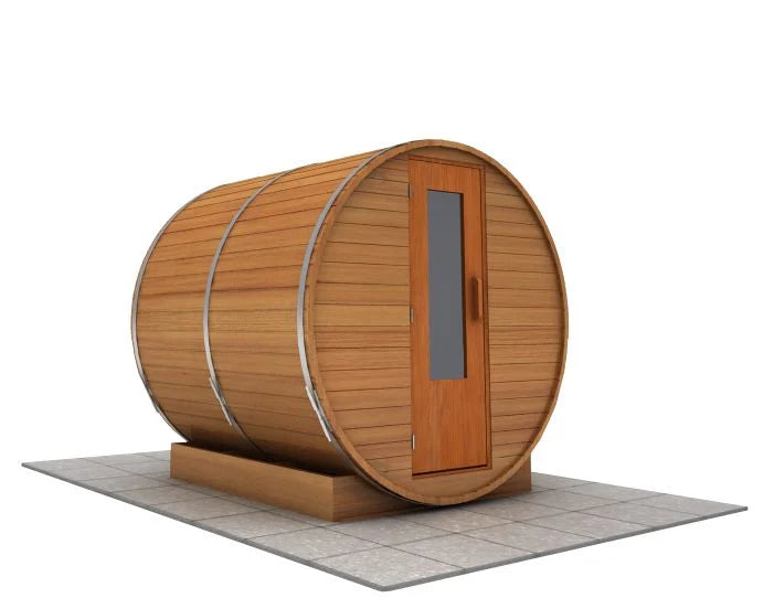 Northern Lights 7 foot x 7 foot Barrel
Sauna (Electric Heater)