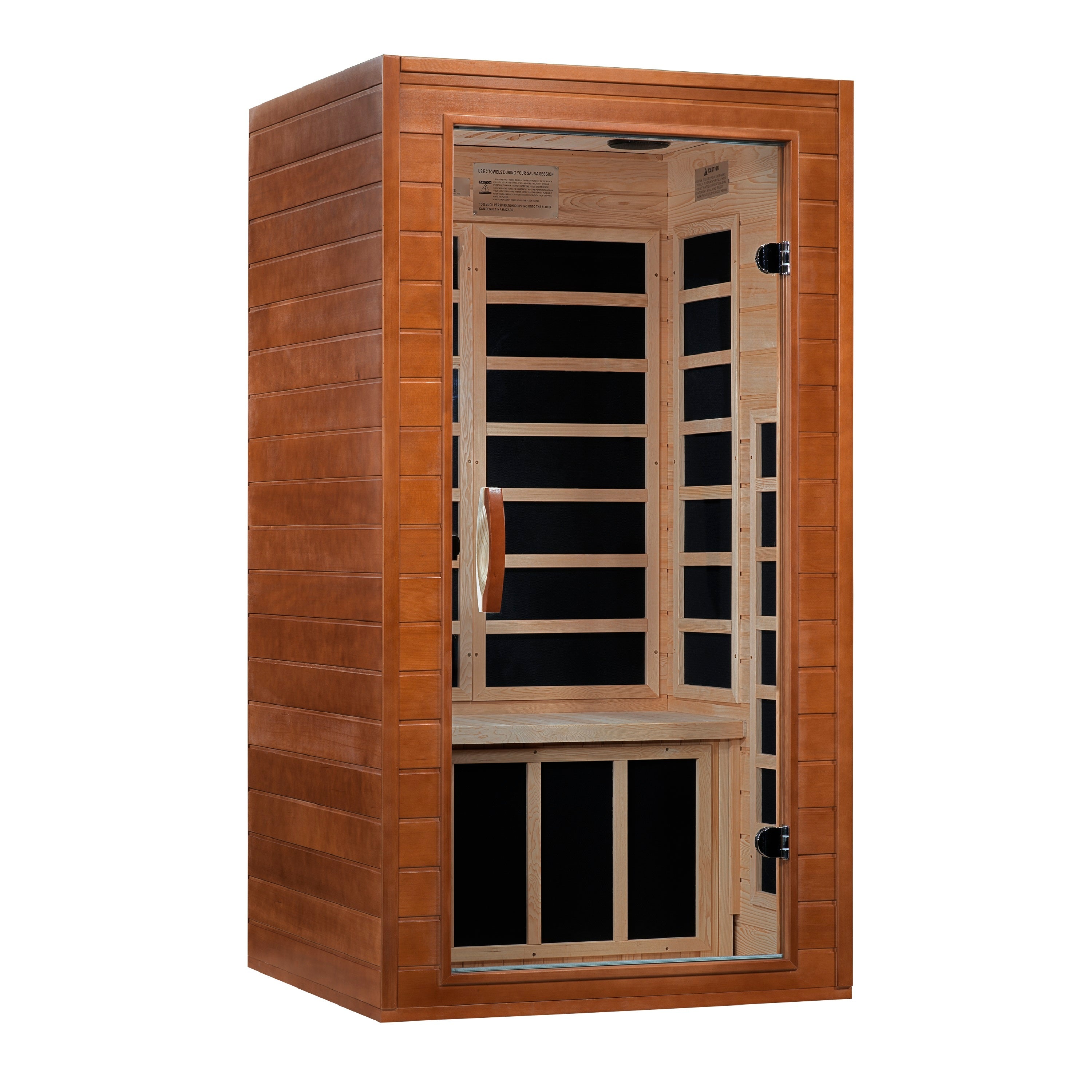 Dynamic Avila 1-2-person Low EMF (Under 8MG) FAR Infrared Sauna (Canadian Hemlock)