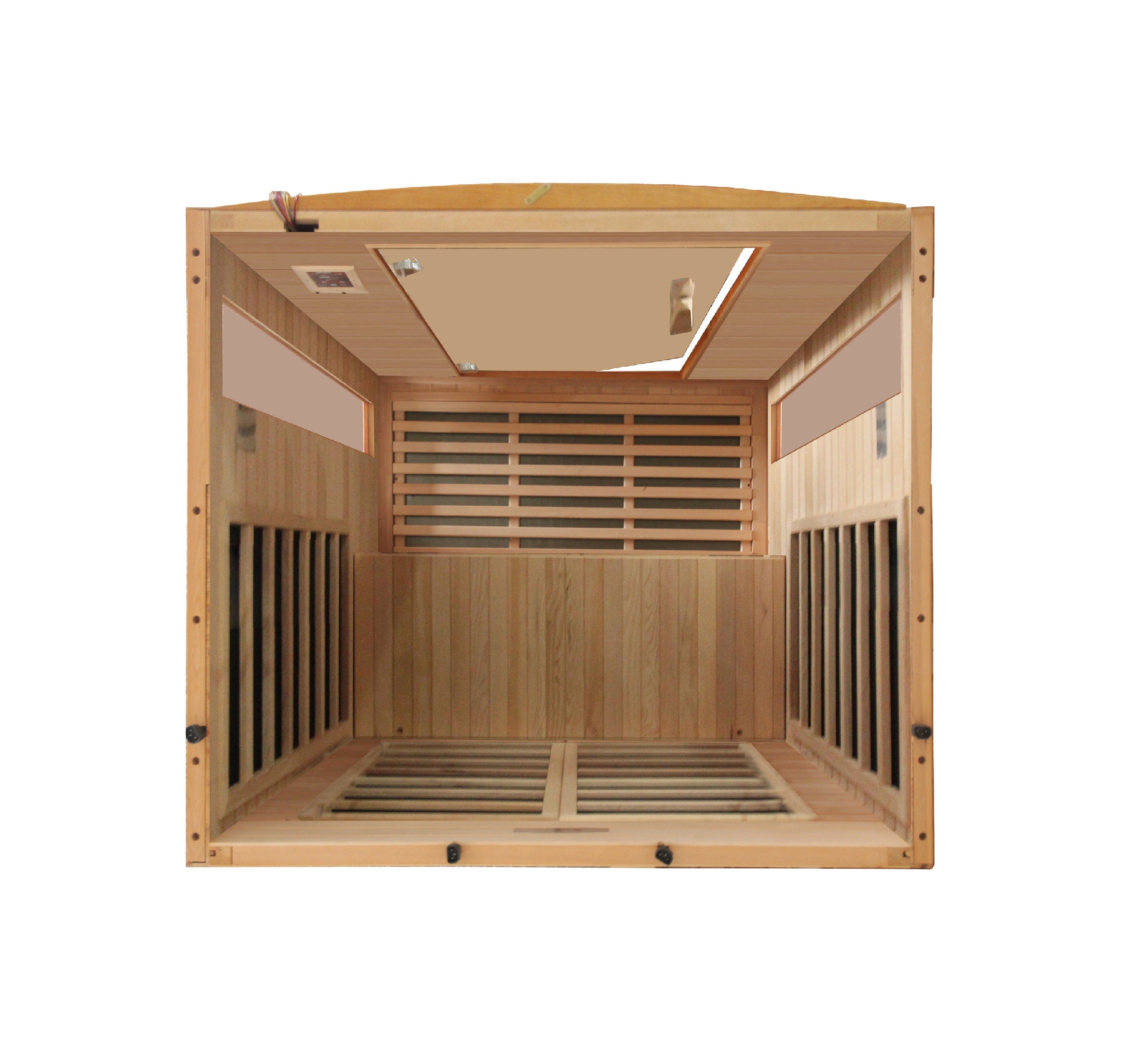 Dynamic Versailles 2-person Low EMF (Under 8MG) FAR Infrared Sauna (Canadian Hemlock)